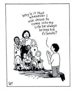 Jesus and Friends Cartoon